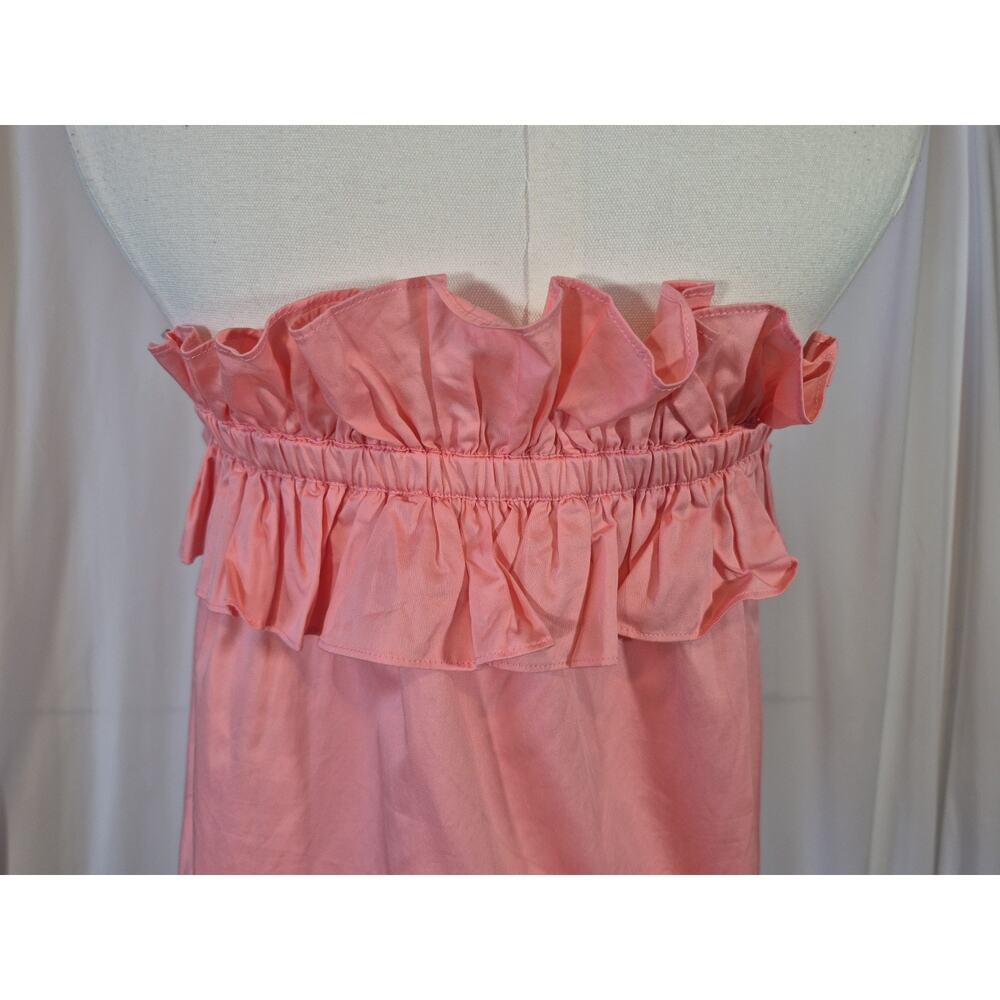 Trina Turk Prosper Organic Cotton Pink Top NWT Large - Picture 7 of 10